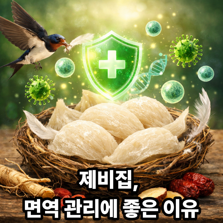  제비집이 면역력 관리에 도움 되는 이유｜몸의 방어력을 키우는 원리