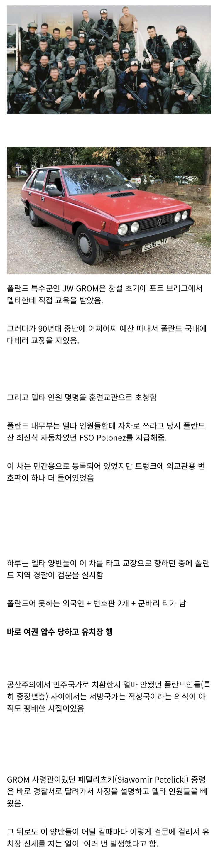  진짜 델타 체포썰