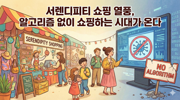  서렌디피티 쇼핑 열풍, 알고리즘 없이 쇼핑하는 시대가 온다