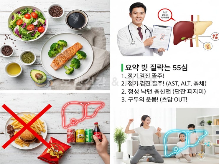  지방간 수치 낮추는 법 - 간 수치 ALT, AST 기준과 좋은 음식 정리