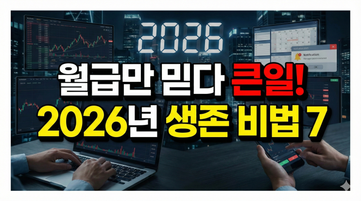  N잡러 시대, 월급만으로 부족한 2026년 사이드 허슬 생존 전략 7가지