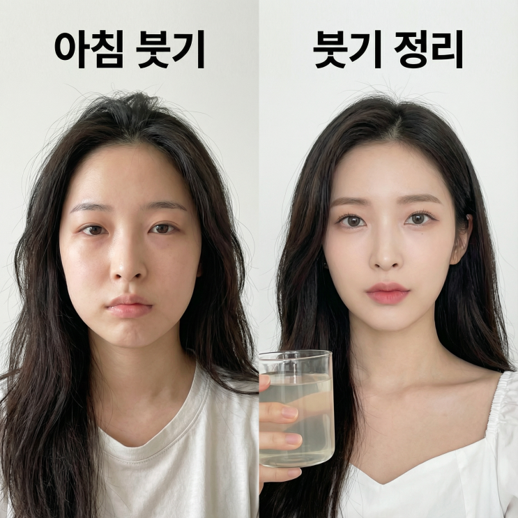  아침에 땡땡 부을때 먹는 붓기 빼는 음료 소개
