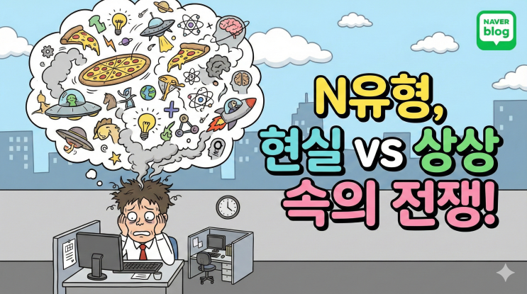  왜 N유형은 현실이 답답하고, 머릿속은 항상 바쁠까? - MBTI 직관형 완전 분석