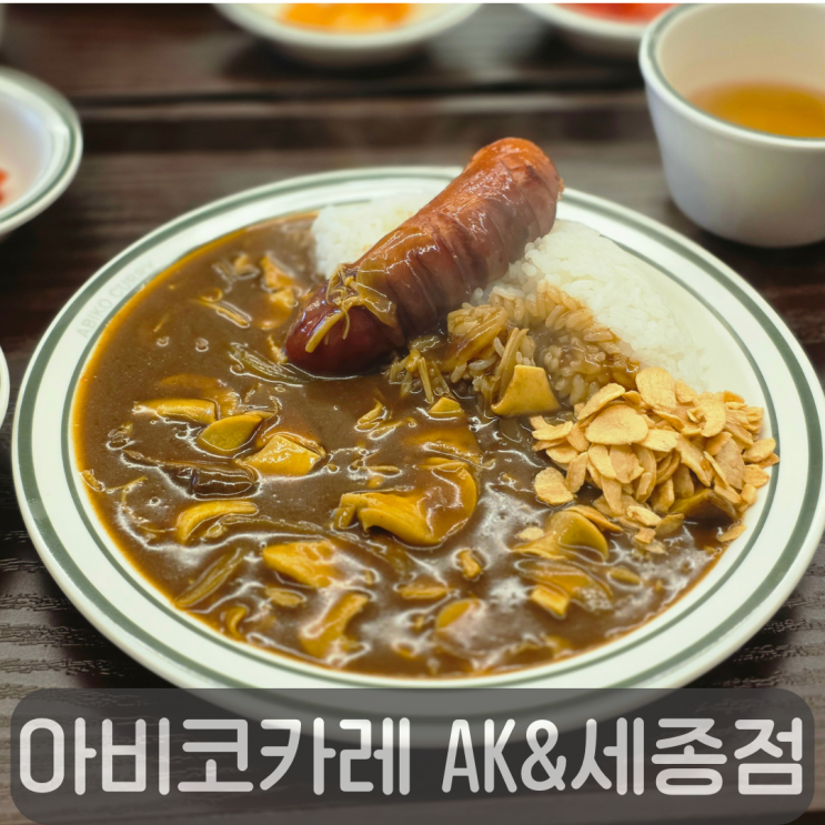  세종 일본카레 맛집,아비코카레 AK&세종점 후기