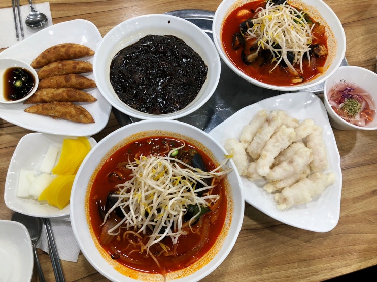  원인재역 맛집 남동공단 교동짬뽕 짜장면 탕수육 군만두