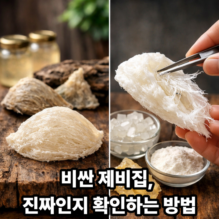  제비집 가짜 구별법｜소비자가 꼭 알아야 할 기준