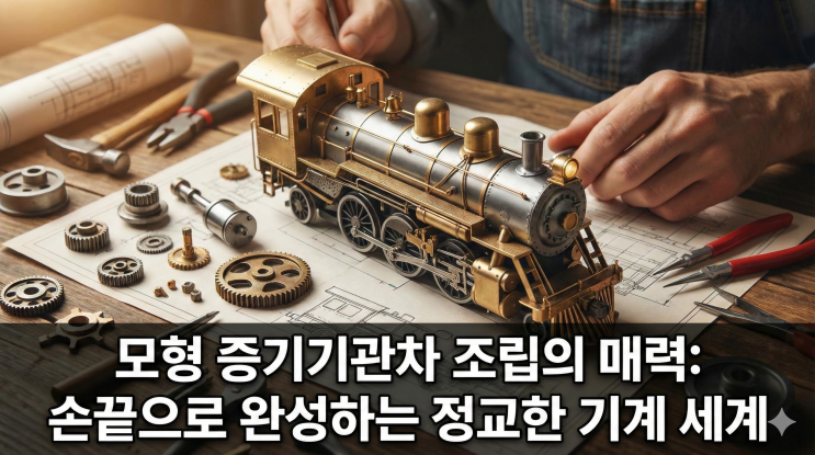  모형 증기기관차 조립의 매력: 손끝으로 완성하는 정교한 기계 세계