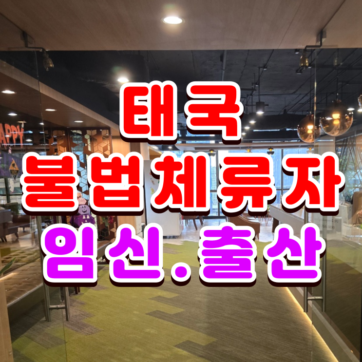  태국 불법체류자 임신 출산, 국제결혼 및 결혼비자 F6 허가 합법화