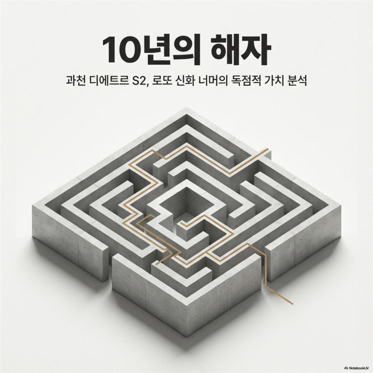  6억 마진인데 주차장이 본체라고? 과천 S2 디에트르, '로또' 프레임에 가려진 독점적 해자의 실체