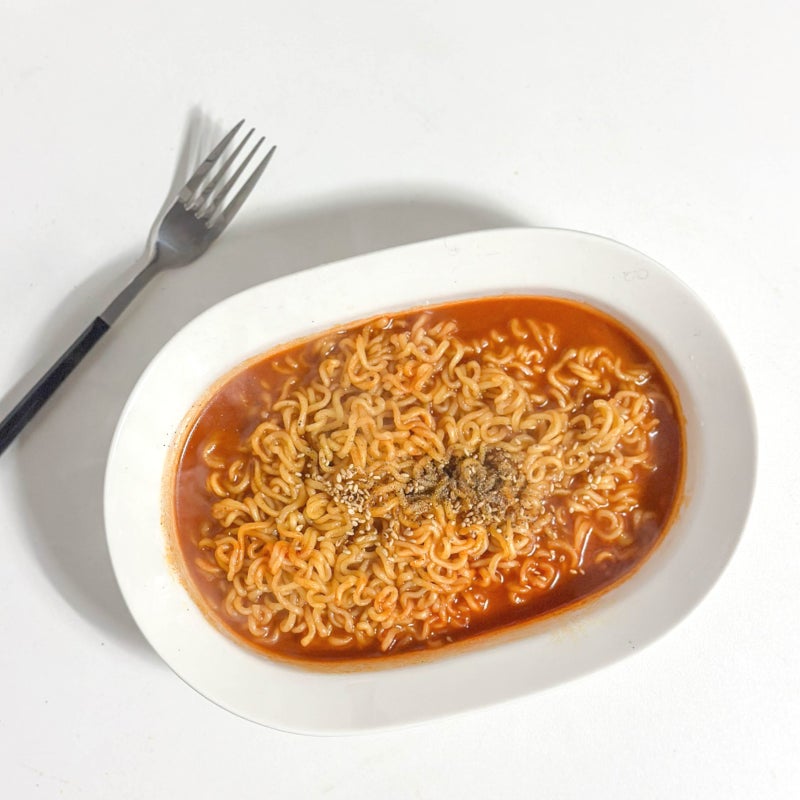 남은 라면스프로 만드는 초간단 신라면 라볶이 만들기