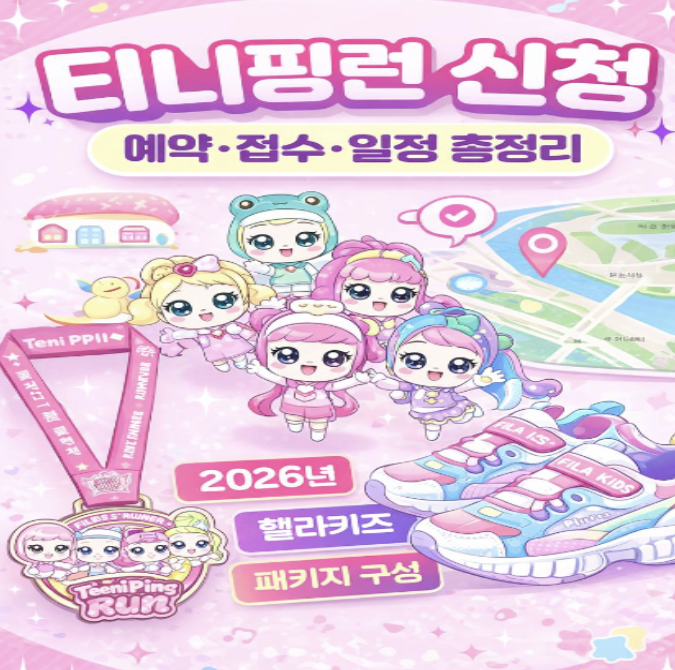  티니핑런 신청 일정 언제? 접수·예약 방법 정리 & 필수 준비물 안내