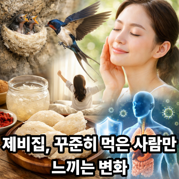  제비집 꾸준히 먹으면 생기는 변화｜면역력·피부·컨디션이 달라지는 이유