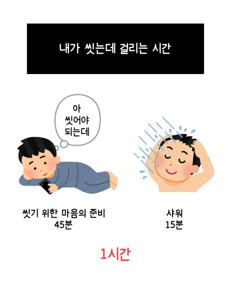  내가 씻는데 걸리는 시간.jpg