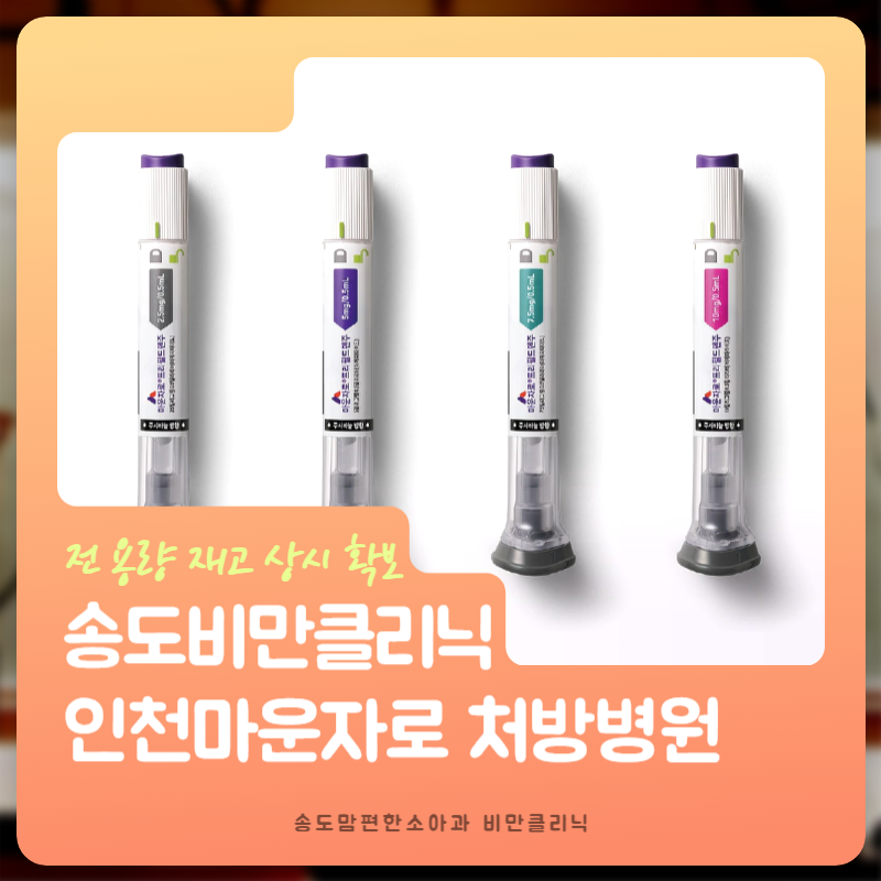 인천마운자로 처방 병원 송도비만클리닉 꿀팁 총정리