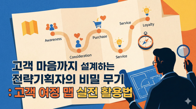  고객 마음까지 설계하는 전략기획자의 비밀 무기 : 고객 여정 맵 실전 활용법