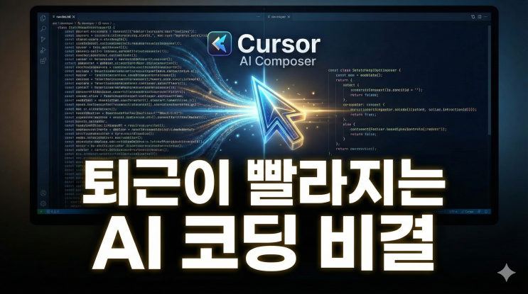  개발 시간 절반으로 줄이는 마법, Cursor AI Composer 기능 실무 완전 정복