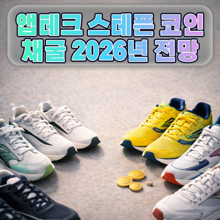  앱테크 스테픈 코인 채굴 2026년 전망｜GMT·GST 상승 가능성 체크리스트 7개
