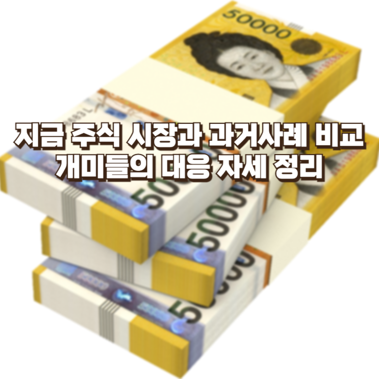  지금 주식 시장 어느 국면에 와있나...과거사례 비교와 개미들의 대응 자세 정리
