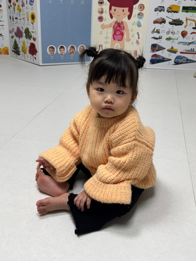 코코노코 아동용 오버사이즈 스웨터