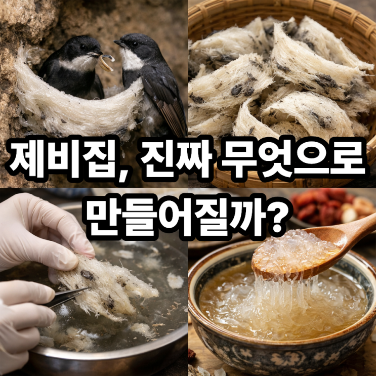 제비집이란 무엇인가? 원료부터 만들어지는 과정까지 완벽 정리