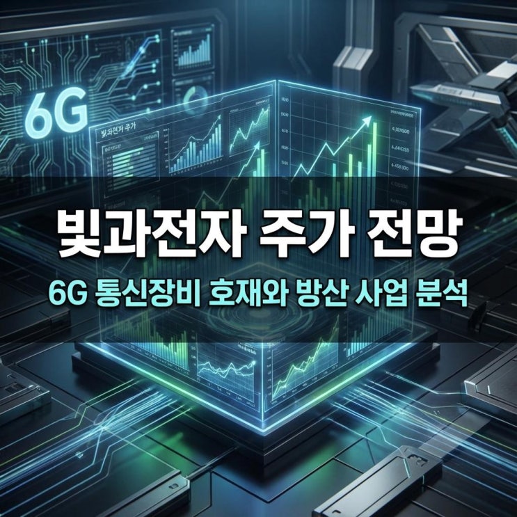  빛과전자 주가 전망 25% 급등! 6G 통신장비 호재와 방산 사업 분석 (2026)