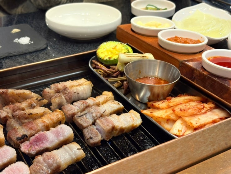  포항 문덕 맛집 추천 구워주는 고깃집 삼겹살 제주옥탑 포항문덕점