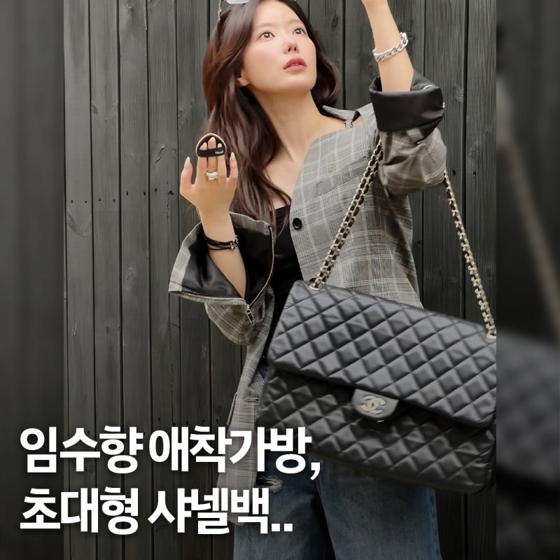 이렇게 클 줄은.. 샤넬 한정판 임수향 가방, 정체가 뭐길래?
