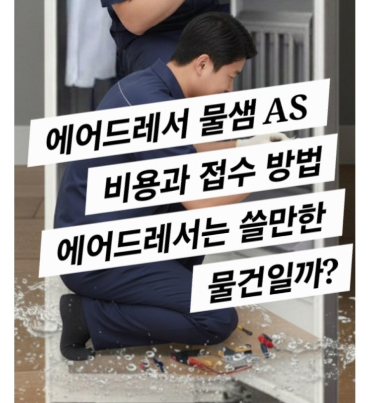  에어드레서 물샘 AS 증상 및 비용 (나노바나나로 현장을 재구성해 봤다)