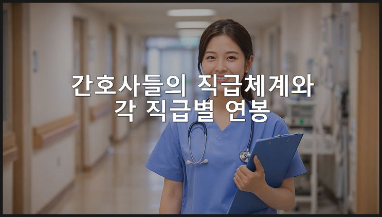  간호사들의 직급체계와 각 직급별 연봉