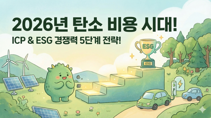  2026년 탄소 비용 시대! 내부탄소가격제(ICP) 도입으로 ESG 경쟁력 높이는 5단계 전략