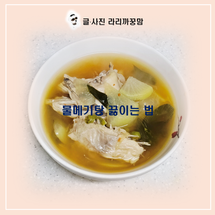  못생겨도 맛은 최고, 찬바람 불 때 물메기탕 맛있게 끓이는 법