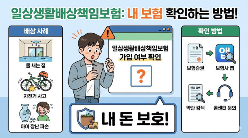 일상생활배상책임보험 가입 여부를 한눈에 확인하는 방법｜내 돈 지키는 필수 체크