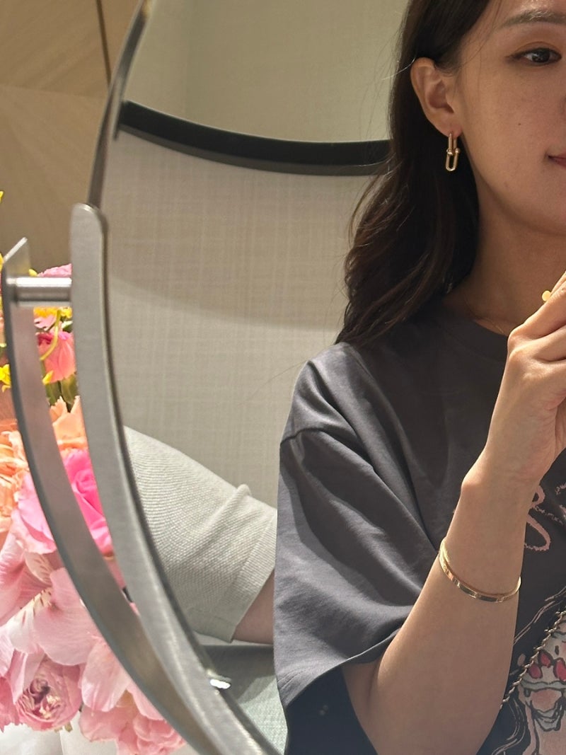 데일리 귀걸이, 쇼메 주드리앙 이어링vs티파니 하드웨어 이어링vs 까르띠에 이어링