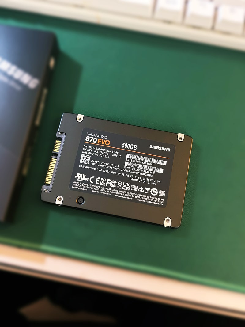 10년된 컴퓨터에 삼성 SSD, 870 EVO로 심폐소생술 (SATA, 500기가) SATA SSD 추천!!