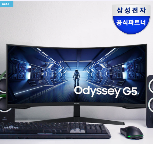 21:9 비율의 신세계! 삼성 34인치 커브드 게이밍 모니터 G5 C34G55T 특징 정리