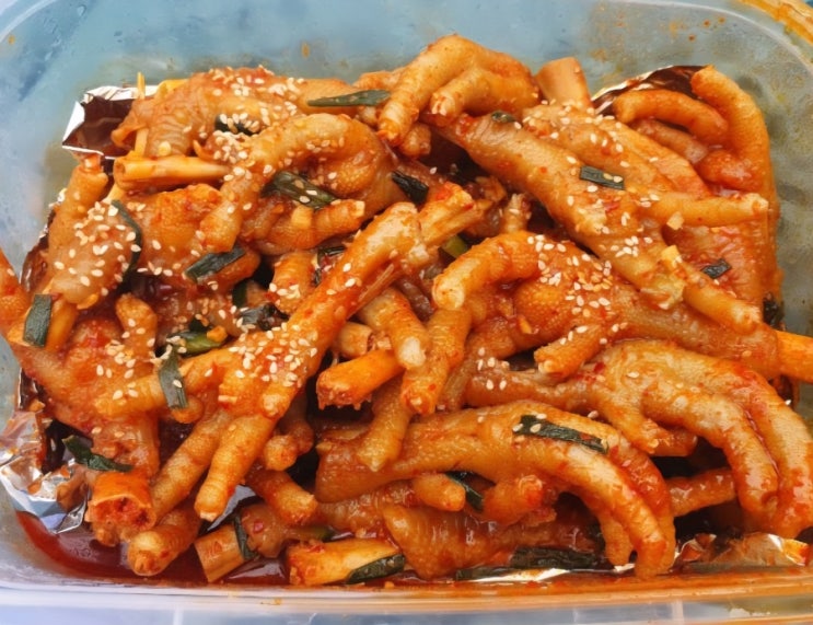  뼈있는 닭발 만들기 매콤 닭발 양념소스 레시피