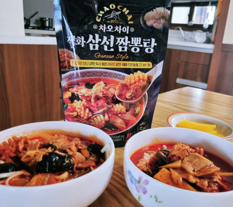 짬뽕탕 레시피 차오차이 직화삼선짬뽕탕 하나로 두가지 요리 완성