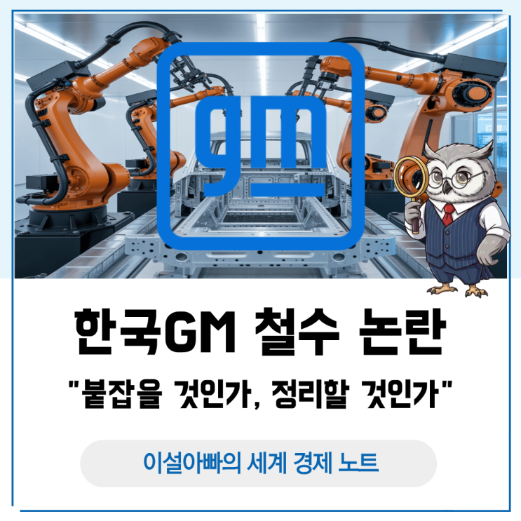  한국GM 철수 논란, 붙잡을 것인가 정리할 것인가