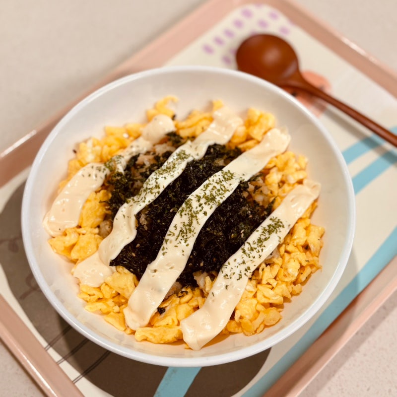 치킨마요덮밥 소스 만들기 먹다남은 후라이드 치킨 요리