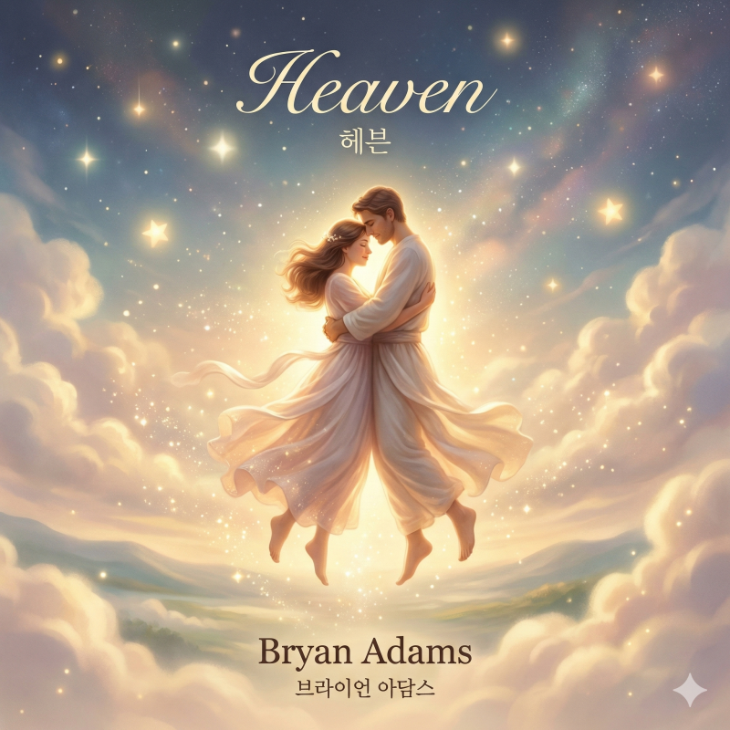 브라이언 아담스 Heaven 한글 발음 가사 | 80년대 감동 팝록 발라드 따라부르기