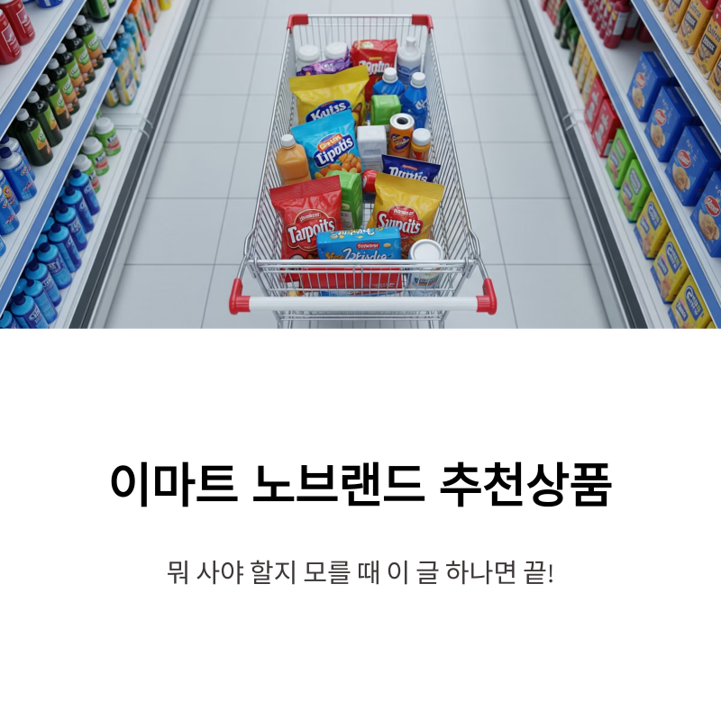 이마트 노브랜드 추천상품 뭐 사야 할지 모를 때 이 글 하나면 끝!