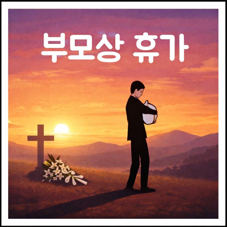  공무원 경조사 휴가 규정 총정리, 부모상 조부모상 결혼 휴가 일수 까지!