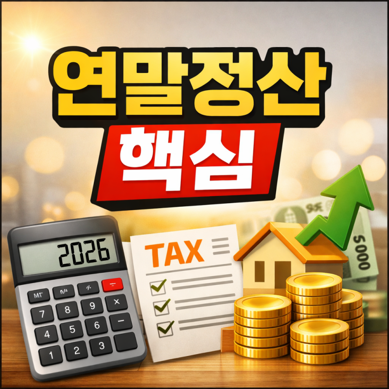 2026년 연말정산 기간 & 달라진 점 총정리 (2025년 귀속 팩트체크)