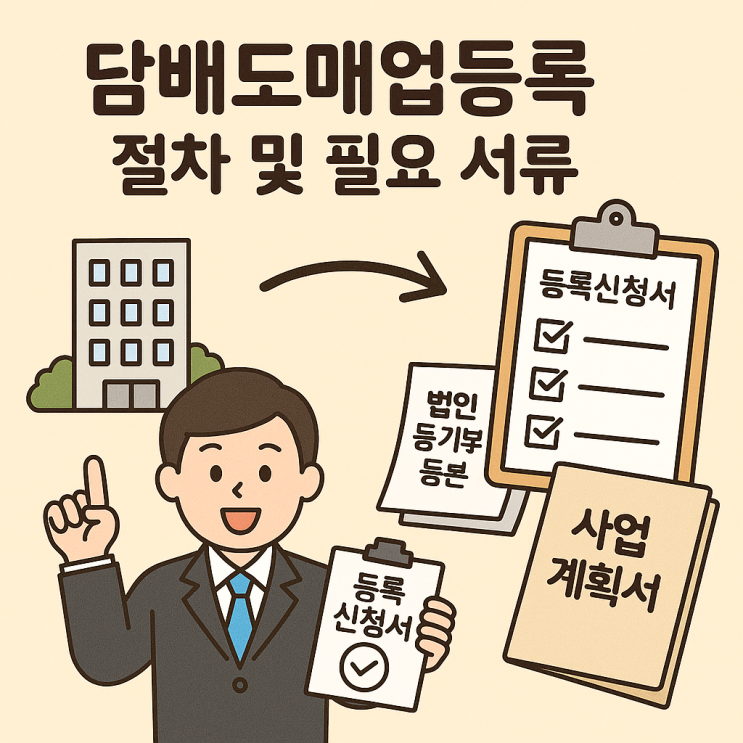  담배도매업등록 절차 및 필요 서류 : 시군구청 민원실 방문 전 필수 체크리스트