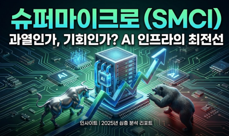  슈퍼마이크로(SMCI) 심층 분석: AI 인프라의 최전선, 과열과 기회의 경계