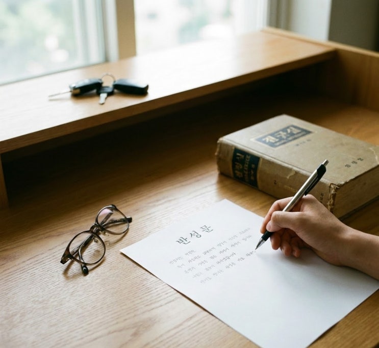  음주반성문 작성방법과 예시 노하우