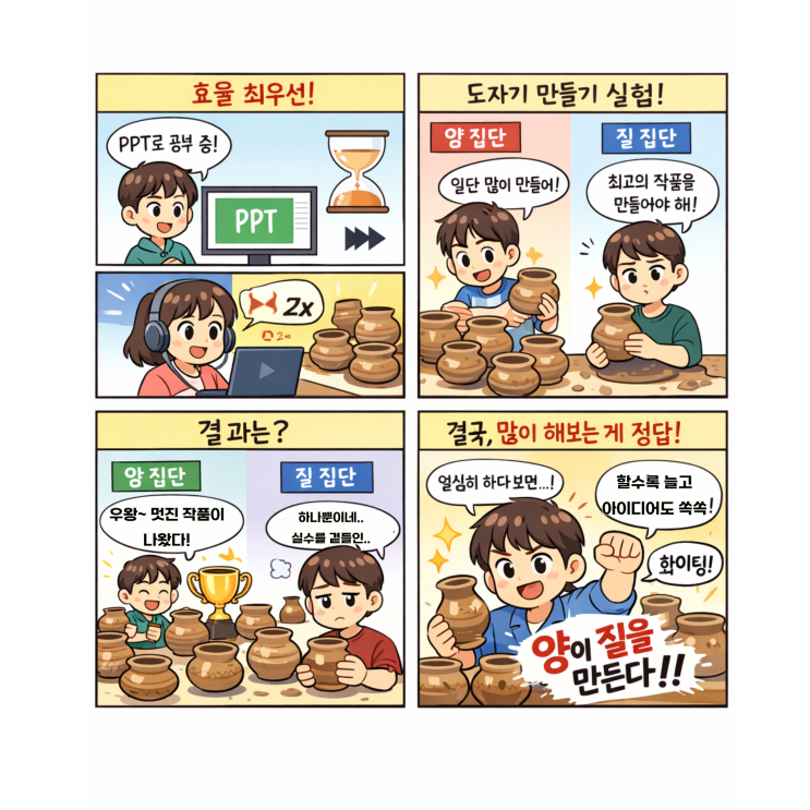  ‘효율 최우선’ 시대인데, 왜 여전히 질보다 양일까요? 