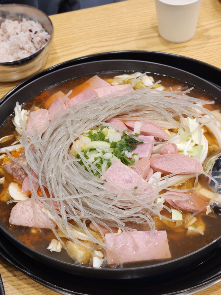  인천가정맛집 김뚜껑 부대찌개 루원시티 점심 딱이야