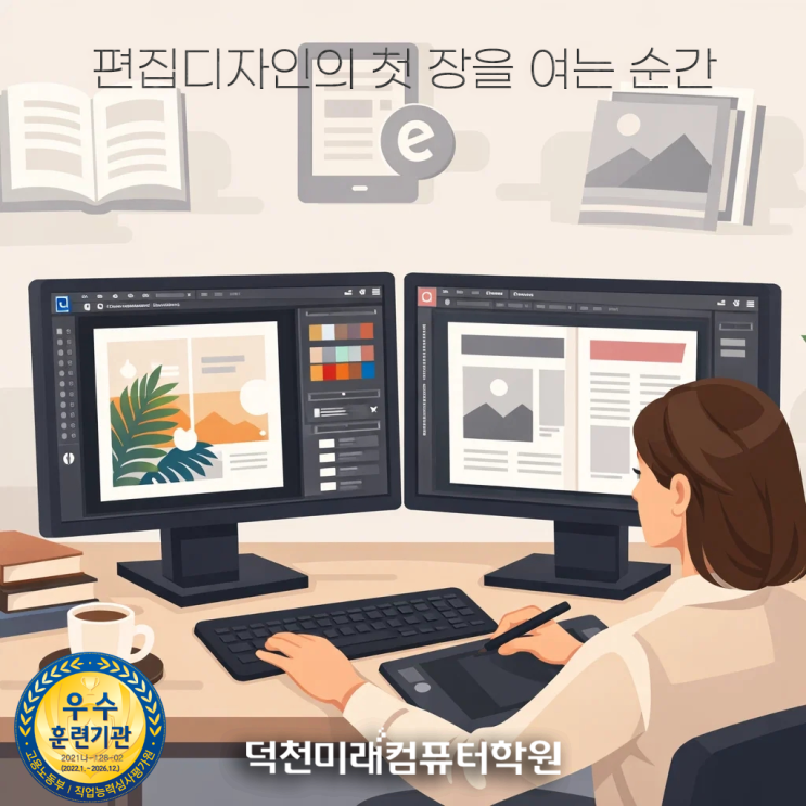  부산·김해·양산 편집디자인 국비지원교육과정｜포토샵·일러스트·인디자인으로 취업까지