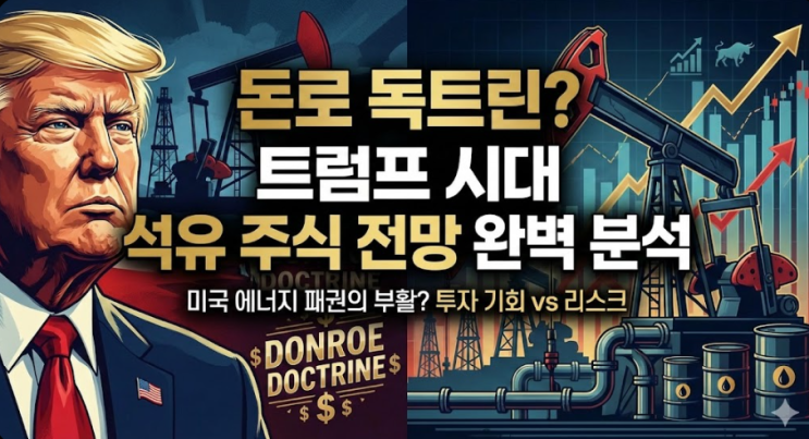  돈로 독트린? 트럼프 시대 석유 주식 전망 완벽 분석